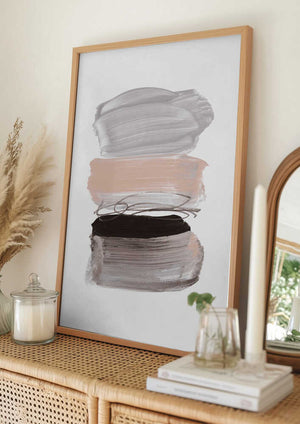Tablou înramat „Strokes” de Dan Hobday