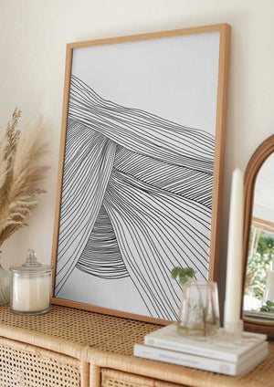 Tablou înramat „Waves” de Dan Hobday
