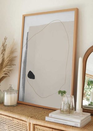 Tablou înramat „Minimalist Whispers” de uplusmestudio