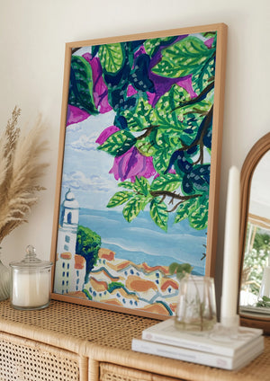 Tablou înramat „Lisbon” de Pauline Wegman | Key and Sea Creative