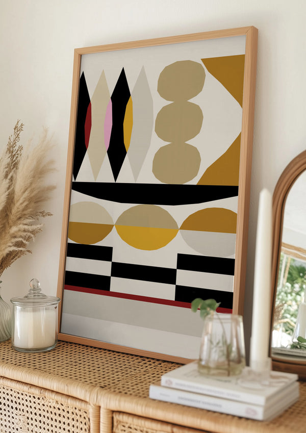 Tablou înramat „Abstract composition 25” de NKTN