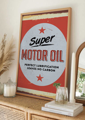 Tablou înramat „Carbon Oil” de Fadil Roze