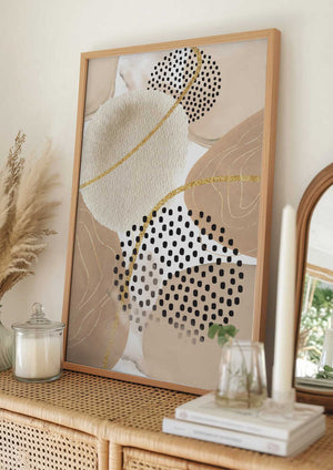 Tablou înramat „Jealous Beige-2” de Sally Ann Moss