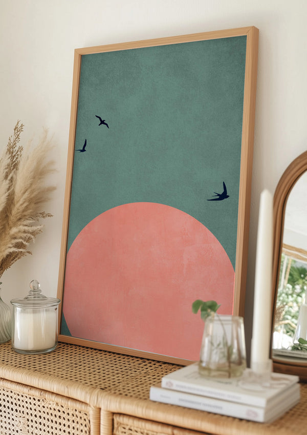 Tablou înramat „A Beautiful Day” de Kubistika