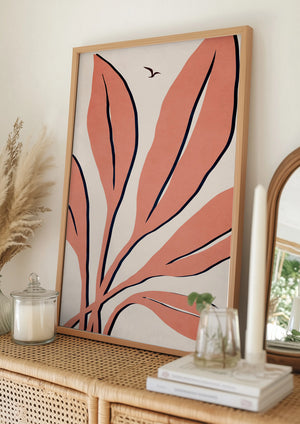 Tablou înramat „Ophelia   Rosé” de Kubistika
