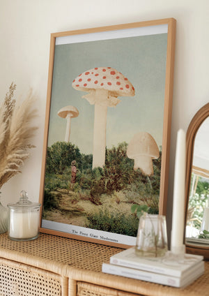 Tablou înramat „The Finest Giant Mushroom” de Florent Bodart