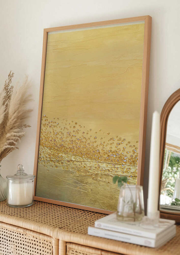 Tablou înramat „Gold” de Alyson Storms
