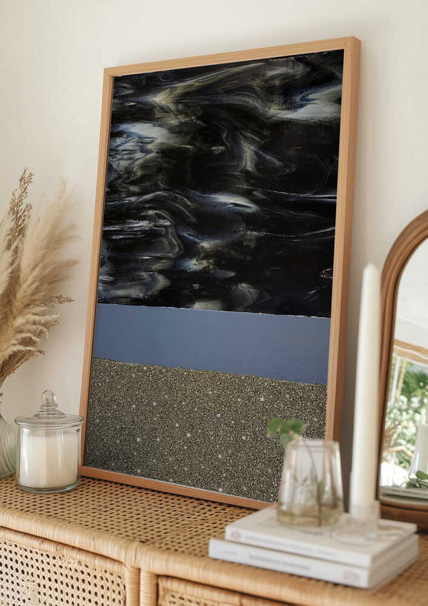 Tablou înramat „Midnight Magic” de Alyson Storms