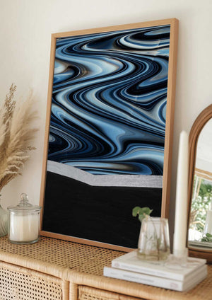 Tablou înramat „Nebula Glass” de Alyson Storms