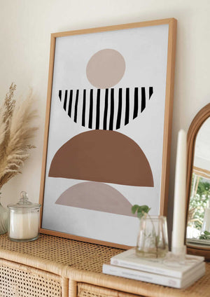 Tablou înramat „Geometric Abstract Art” de Melloi Art Prints