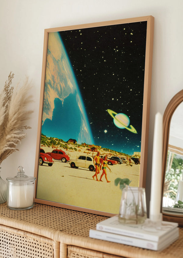 Tablou înramat „Galaxy Beach” de Taudalpoi