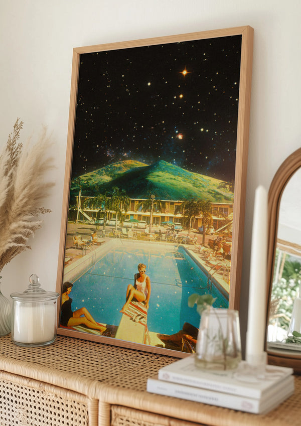 Tablou înramat „Space Pool” de Taudalpoi