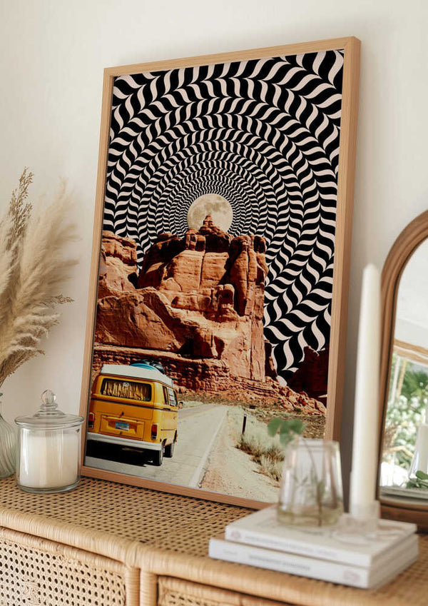 Tablou înramat „The Real Road Trip” de Taudalpoi