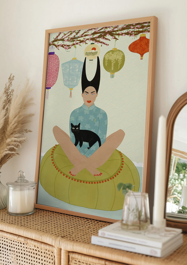 Tablou înramat „Gatuela” de Jota de jai