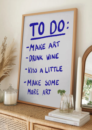 Tablou înramat „Creative To-Do List” de Athene Fritsch