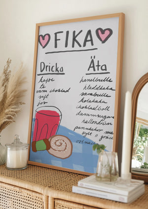 Tablou înramat „Swedish Fika Treats” de Athene Fritsch
