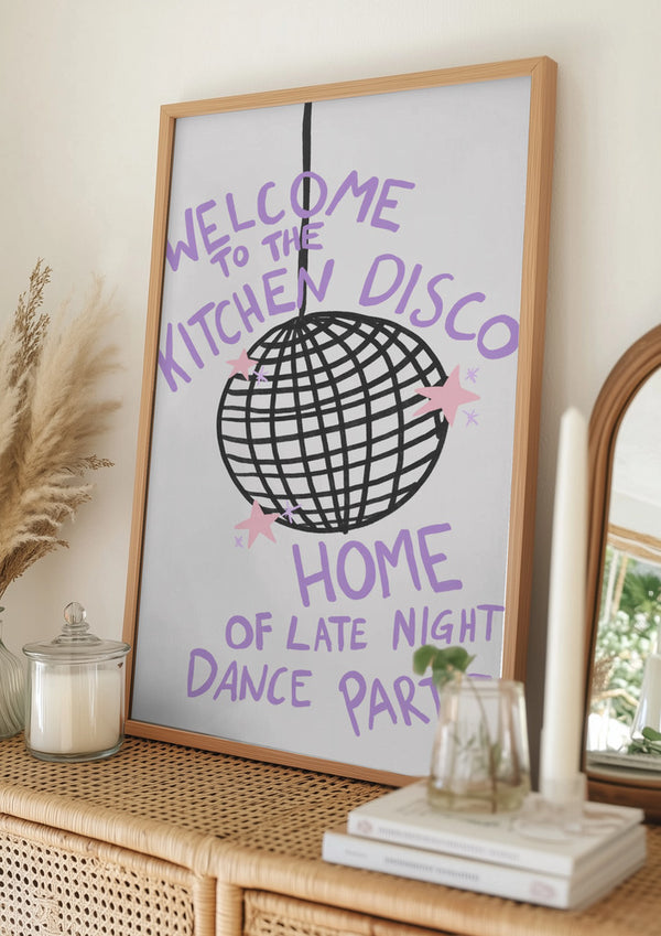 Tablou înramat „Kitchen Disco Vibes” de Athene Fritsch