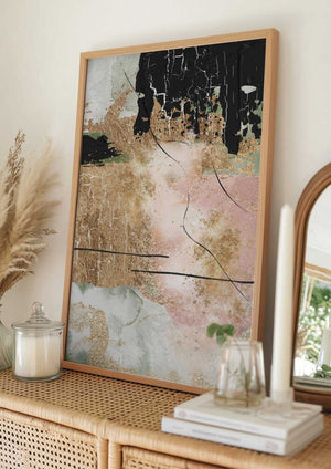 Tablou înramat „Chaos in Bloom-3” de Sally Ann Moss