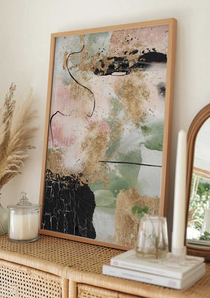 Tablou înramat „Chaos in Bloom-1” de Sally Ann Moss