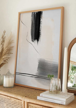 Tablou înramat „Neutrals-1” de Sally Ann Moss
