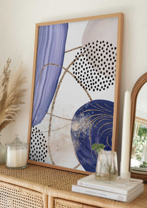 Tablou înramat „Circle of Colour-3” de Sally Ann Moss