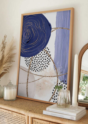 Tablou înramat „Circle of Colour-2” de Sally Ann Moss