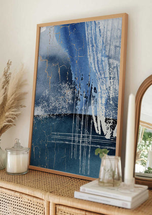 Tablou înramat „Blue Lagoon-2” de Sally Ann Moss