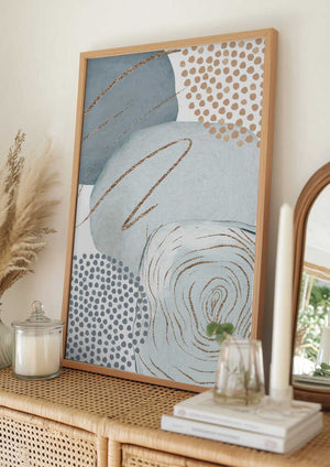 Tablou înramat „Grey Cloud-2” de Sally Ann Moss