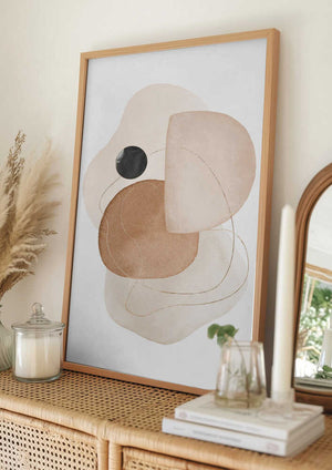 Tablou înramat „Geometric Abstract Art” de Melloi Art Prints