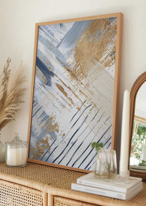 Tablou înramat „Serenity in Blue-2” de Sally Ann Moss