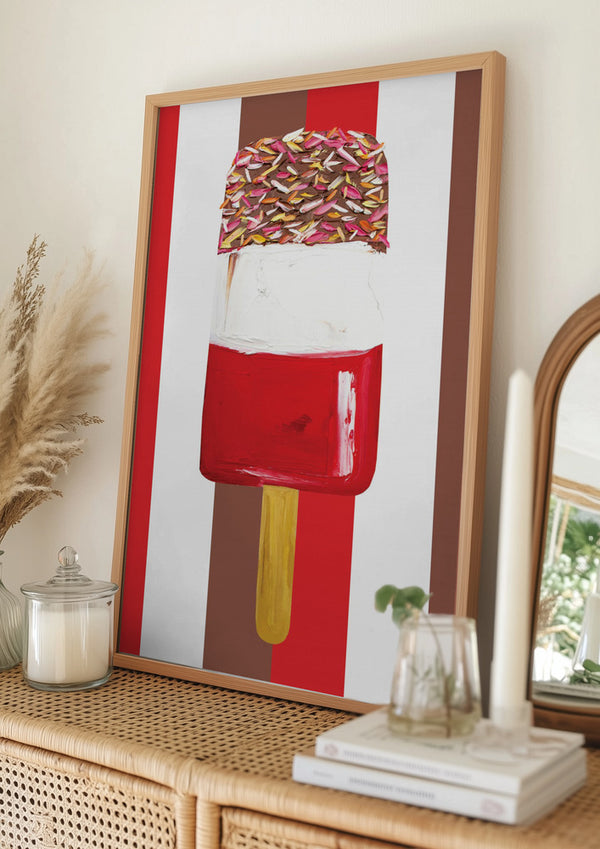 Tablou înramat „Fab Stripes” de Alice Straker