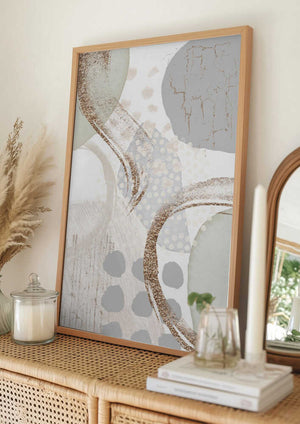 Tablou înramat „Smooth Neutral 2” de Sally Ann Moss