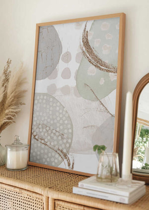Tablou înramat „Smooth Neutral 1” de Sally Ann Moss