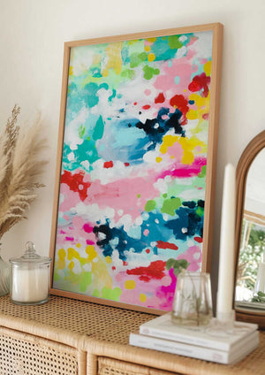 Tablou înramat „Pastel Fantasy” de Ejaaz Haniff