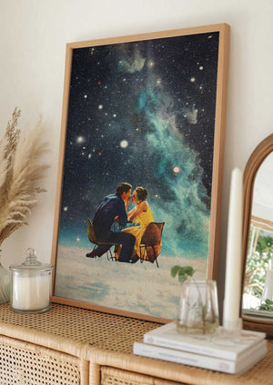 Tablou înramat „I'll Take You To the Stars for a Second Date” de Frank Moth
