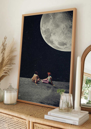 Tablou înramat „I Gave You the Moon for a Smile” de Frank Moth