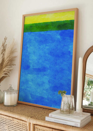 Tablou înramat „Minimal Watercolor #3” de jay stanley