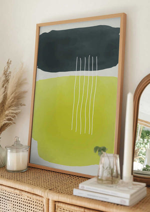 Tablou înramat „Watercolor Shapes Series #2” de jay stanley