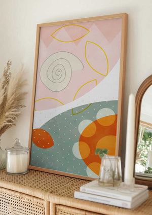 Tablou înramat „Friendly Colors Hilma 4” de Ana Rut Bre