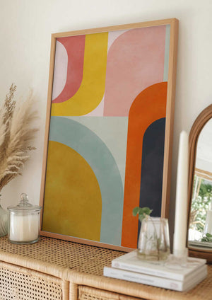 Tablou înramat „Friendly Colors2” de Ana Rut Bre
