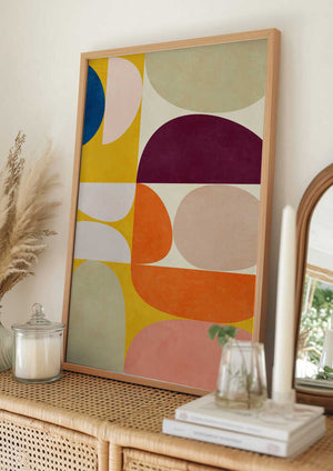 Tablou înramat „Vivid Bauhaus2” de Ana Rut Bre