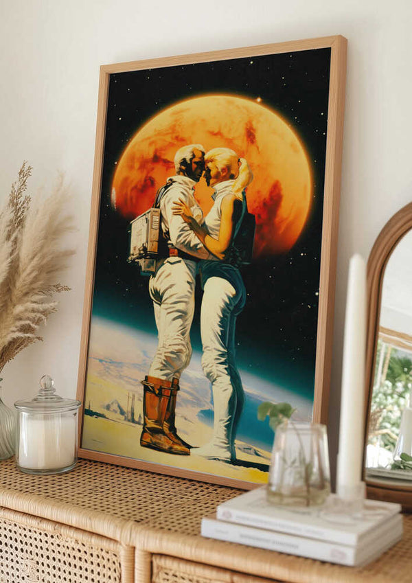 Tablou înramat „Intergalactic Love” de Taudalpoi