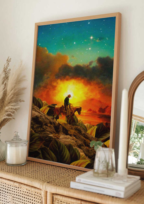 Tablou înramat „Cowboy II” de Taudalpoi