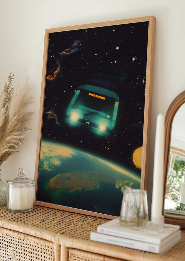 Tablou înramat „The Space Express” de Taudalpoi