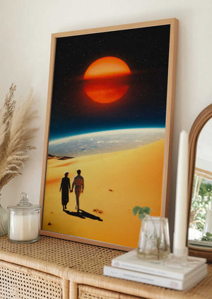 Tablou înramat „Cosmic Connection” de Taudalpoi