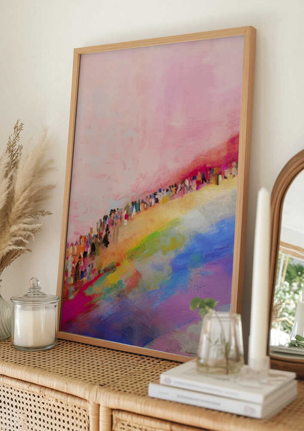 Tablou înramat „Pastel Dreamscape” de Treechild