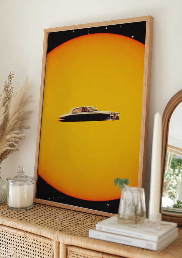 Tablou înramat „Space Chase” de Taudalpoi