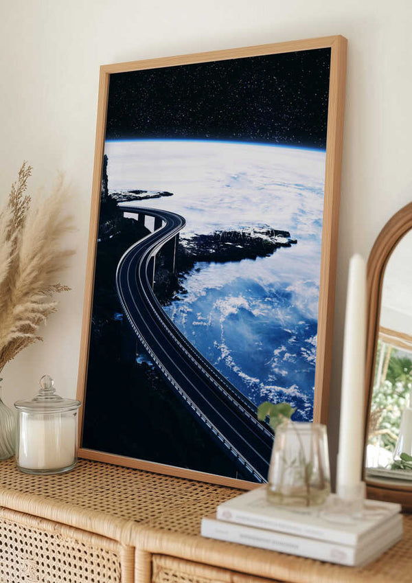 Tablou înramat „Road To Infinity” de Taudalpoi
