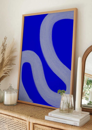 Tablou înramat „Cobalt IV” de Studio Palette
