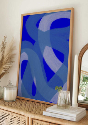 Tablou înramat „Cobalt II” de Studio Palette
